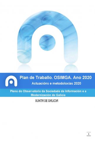 Plan de traballo OSIMGA. Ano 2020