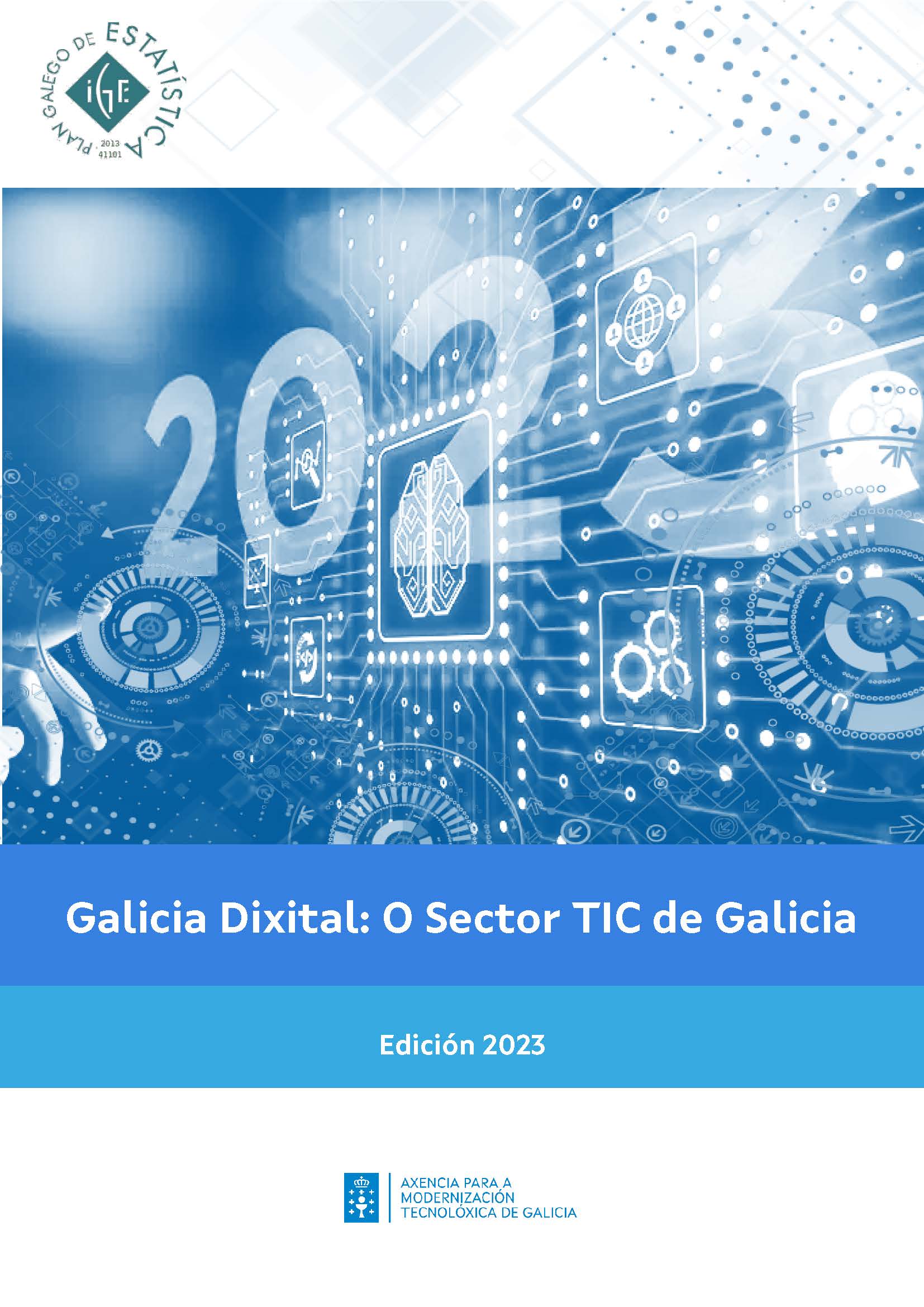 Portada do informe sector tic 2023