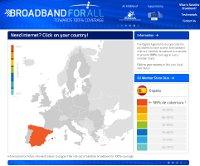 A Unión Europea completa a cobertura de banda larga básica no seu ámbito territorial
