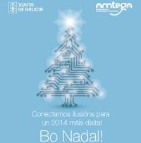 Feliz Aninovo! Conectamos ilusións para un 2014 máis dixital